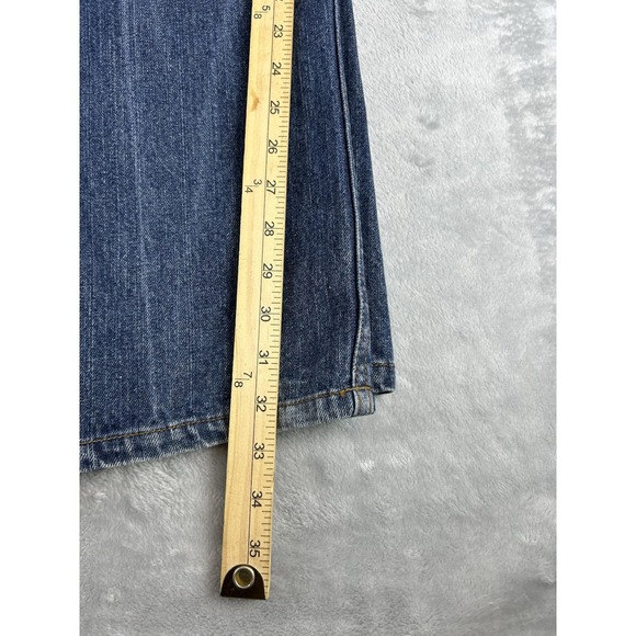 Timberland Jeans Mens 42x32 Blue Straight‎ Relaxed Dark Baggy Skater Y2K - Picture 8 of 8